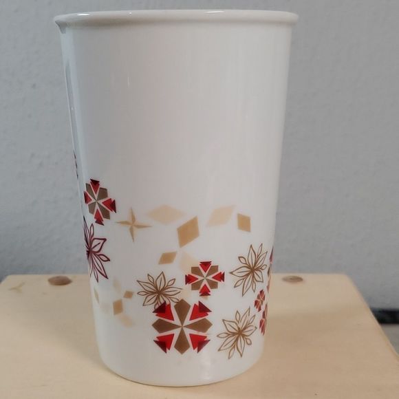 Starbucks Holiday Poinsettia Tall Coffee or Tea Mug Large - Picture 2 of 9